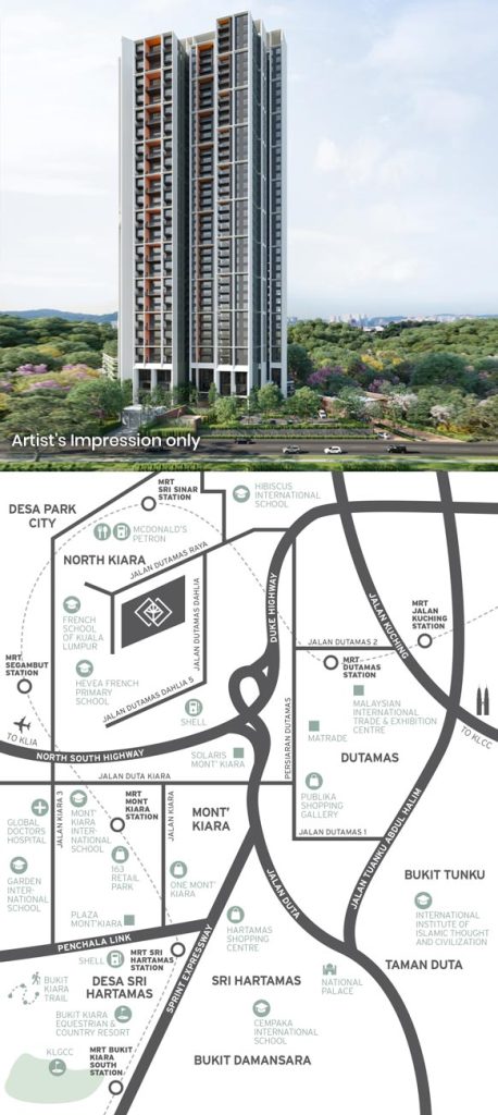Papyrus North Kiara location Map